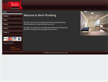 Tablet Screenshot of berlinplumbing.com